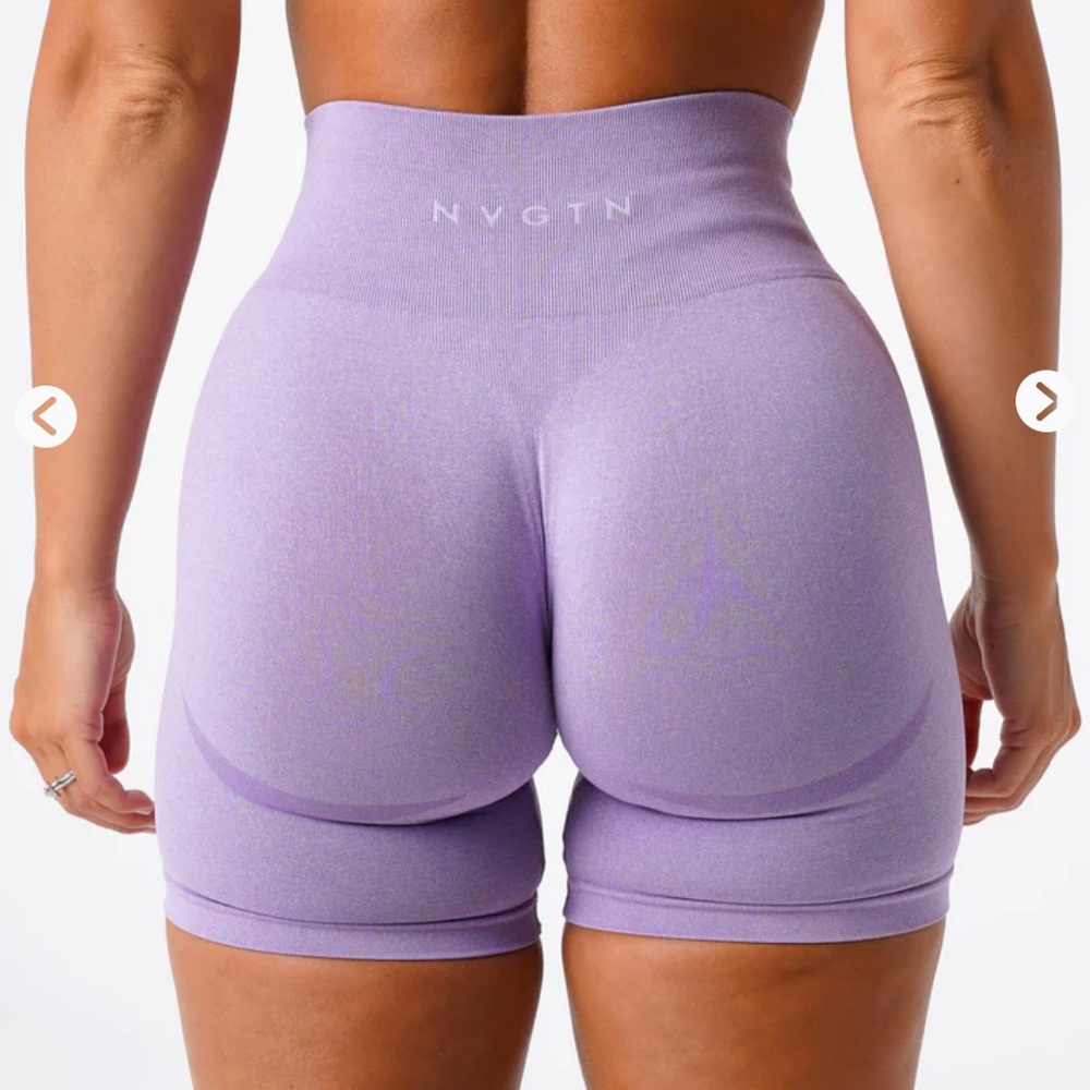 NVGTN Lilac Contour Seamless Shorts Size Small